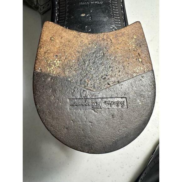 VTG Salvatore Ferragamo Made in Italy Men 9D Kiltie Tassel Black Leather Loafer - Picture 9 of 13